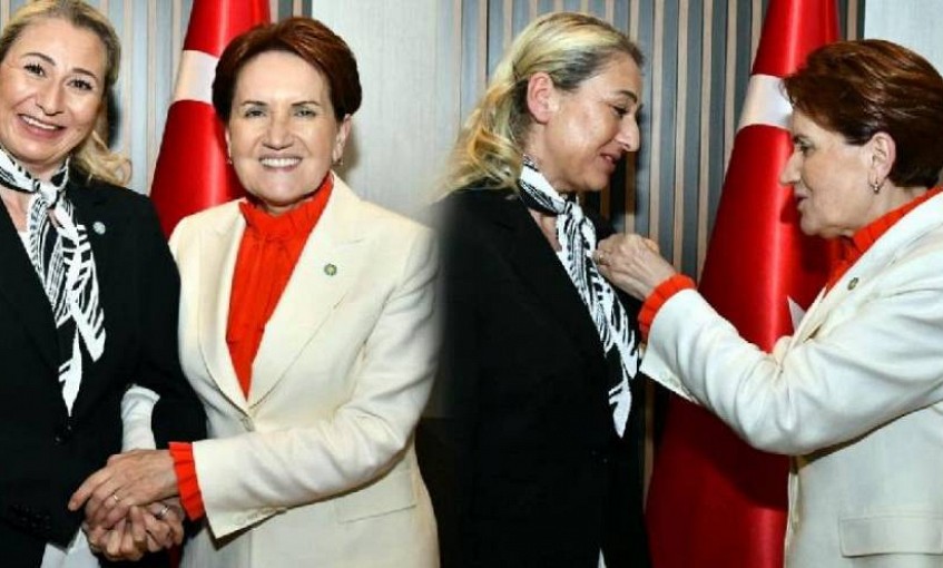 AKP’den İYİ Parti’ye geçti, rozetini Akşener taktı