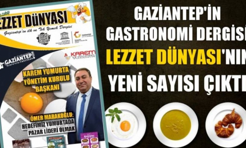 Lezzet Dünyası'nın Yeni Sayısı Çıktı...