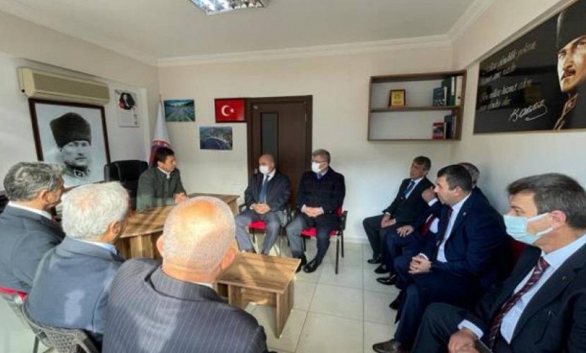 MHP'nin "Adım Adım 2023, İl İl Anadolu" heyeti Muğla'da ziyaretlerini sürdürüyo