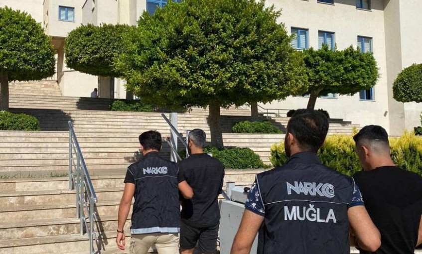 Muğla'da uyuşturucu operasyonunda yakalanan 3 zanlı tutuklandı